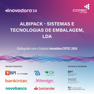 ALBIPACK distinguida com Estatuto Inovadora 2024 pela COTEC Portugal