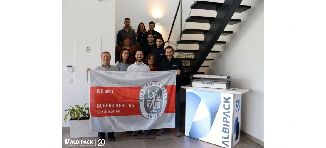 ALBIPACK DISTINGUISHED WITH THE QUALITY CERTIFICATION ISO 9001:2015